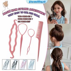 ItemMart Magic Hair Styling Accessories Hair Clip DIY Hair Braiding Braider Tool Set