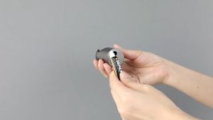 MCPRO Bathroom Toilet Accessories GUN GREY WALL MOUNT HOLDER for HAND BIDET SPRAY with PVC seat (Q884)