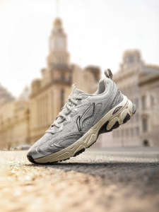Li-Ning | Giày Chạy Bộ Thoáng Khí Chống Sốc Phong Cách Rétro