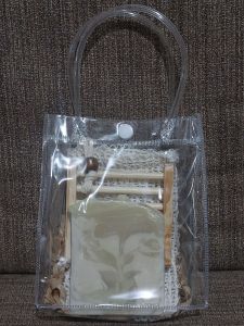 60g Soap-isticated Artisan Plant-based Organic Soap with Wooden Soap Dish and Soap Scrub in Loot Bag by Ameliore