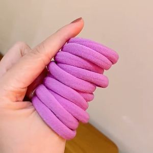 Ikat Rambut Korea Towel Ring Besar Set Warna Warni Aksesoris Wanita Gaya Korea Jepang NJ104
