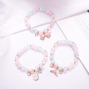 Tamia Cartoon Popping Bead Bracelet: A Colorful Crystal Jewelry Choice