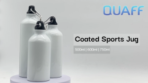 WPS QUAFF Sublimation Coated Printable Sports Jug White 750ml | 600ml |  500ml