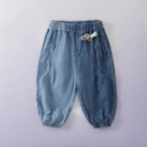 0-4Y Summer New Kids Pants Soild Anti-Mosquito Boys and Girls Long Pants Casual Breathable Children Trousers Soft Child Trousers