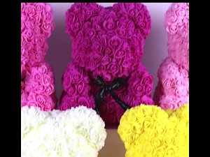 Rose Bear Rose Flower Teddy1 Bear Girlfriend Wife Mothers Suitable For Anniversary Birthday Wedding LA3PF-CHI-PH