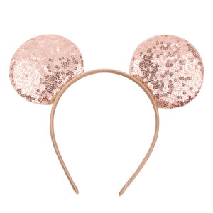 Disney | Cute Cartoon Mouse Ears Headband Girls Sequins Disney Bow Hairband Festival Party Cosplay Women DIY Hair Accessories Mujer Gift