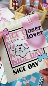 [ISI 10 PCS] Plastik Ziplock Cute Bear Plastik Klip Penyimpanan Aksesoris Serbaguna | Ziplock Klip Metalized Foil Plastik Souvenir Motif Kupu Lucu