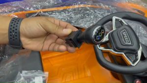 คันโยก ควบคุม เดินหน้า กู้ ถอย หลัง 6 ขา ถูกสำรวจ สำหรับ รถแบตเตอรี่เด็กนั่ง คู่เหรียญ 12 ชั่วโมง