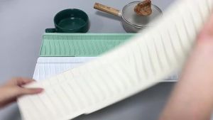 1PCS Kitchen Faucet Silicone Mat Bathroom Anti-Slip Sink Drain Mat Slope Diversion Drainage Mat Tableware Drying Protection Mat