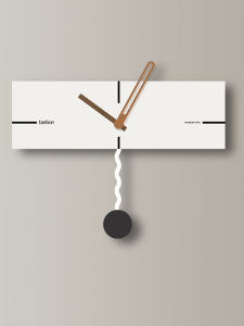 Đồng Hồ Trang Trí Tường Hình Chữ Nhật Tối Giản Sáng Tạo Mới 2025 Cho Phòng Khách Không Cần Khoan Đồng Hồ Trang Trí Nghệ Thuật