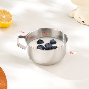 Cốc Nước Bằng Thép Không Gỉ 316 Cho Trẻ Em Cốc Uống Sữa Chống Rơi Cốc Uống Sữa Cốc Uống Nước Mở Cốc Đựng Bột Cơm Sáng