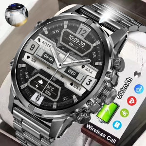 For Xiaomi Outdoor Military Smart Watch Men LED Flashlight Waterproof outdoor sports tracker Bluetooth smart watch Man 2025 New