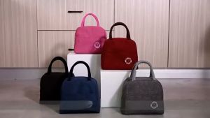 AVINAS Bento Lunch Bag Cooler Bag Thickened Thermal Insulation Men & Women Aluminum Foil Tote Hot & cold(Random Color)