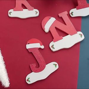 7.8CM Christmas Tree Decoration Letter Pendant 26 Letters Home Holiday Acrylic DIY Pendant Xmas 2026 New Year Decor Navidad