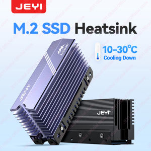 JEYI M.2 2280 NVMe NGFF SSD Heatsink - Heavy-Duty Aluminum Passive Convection Fin Heatsink for PC Coolers (Max 35℃ Decrease)