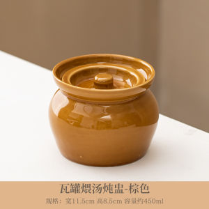 Traditional Ceramic Soup Pot for Home And Commercial Use Old Style Clay Pot for Cooking Soup with Water Separation Function