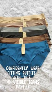 Victoria spring women low waist plain silk  seamless panties 3 pcs per pack 3081