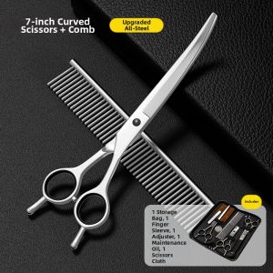 7o | Pet Grooming Scissors Set for Dogs and Cats