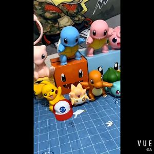 1:1 42cm Pokemon Pikachu Squirtle Bulbasaur Jigglypuff Psyduck Anime Action Figure Model Doll Toys 神奇宝贝超大皮卡丘傲娇杰尼龟妙蛙胖丁可达鸭
