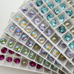 Multi-Color Schiess Crystal 1088 Pointed Bottom Drill Manicure round Pave Diamond Ball SS39 Shiny Moonlight Wearable Nail Art