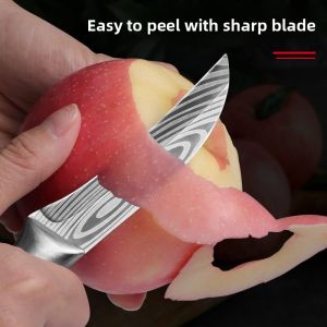 TINGLING | Stainless Steel Fruit Knife for Cutting Watermelon Banana Pineapple Mango and Sausage