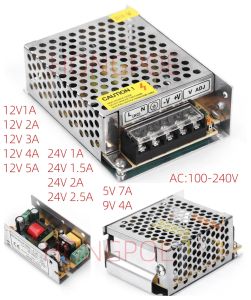 12W 25W 35W 50V 60W  5V 9V 12V 24V  Power Supply 1A 2A 3A 4A 5A 100-240V Driver for LED Strip CCTV Fan Small Appliances