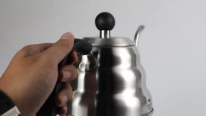COD One Two Cups Teko Kopi Leher Angsa Pour Over Drip Kettle Thermometer 955ML / with Thermometer / teko kopi leher angsa elektrik termometer listrik ala cafe set tahan panas stainless v60 / teko listrik stainless otomatis air panas / teko memasak air