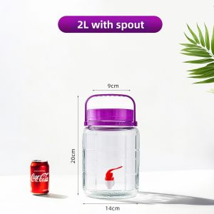 KuaKe | Food-grade Airtight Glass Container for Food Preservation and Brewing