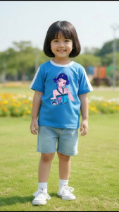 Kaos Anak List Kpop Demon Hunters Zoey 3 -10 Tahun Baju
