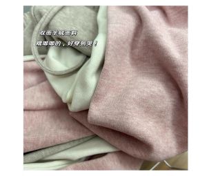 กางเกงขายาวทรงตรงผ้าไหมน้ำตาล กางเกงขายาวทรงตรงผ้าขนสัตว์เทียมสองด้านสำหรับผู้หญิง กางเกงขายาวทรงขากว้างหลายสีสัน นุ่มสบาย