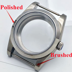 RICHUS 36mm/39mm Silver Stainless Steel Watch Case Sapphire Fit NH35 NH36 ETA2824 2836 Miyota82-DG Movement Watch Accessories