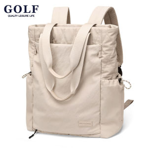 GOLF QUALITY Women Backpack Bag Casual Large Capacity Tote Bag Oxford Cloth Multifunctional Single Shoulder Bag Waterproof Commuting Handbag Student School Bag Light Weight Tote Backpack Solid Color