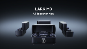 Hollyland Lark M3 Wireless Microphone 9G 4TX 2RX 300M Range 48 Hours Battery