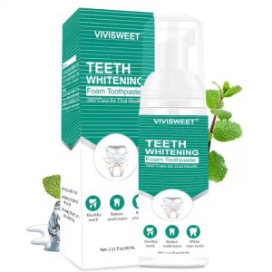 3pcs/set HOTSALE Teeth Whitening Mousse Toothpaste Remove Tartar Remove Plaqu Oral Odor Bright Teeth