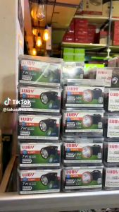 L-2870K SENTER KEPALA LUBY Charger 7 Watt L 2870k Tahan 18 Jam senter luby