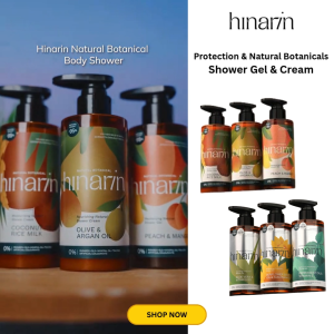 Hinarin Protection Botanicals Trial Kit 30ml x3 | Aloe Vera + B5 | Peppermint + Vit E | Sunflower Seed Oil + Niacinamide