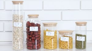 500pcs/roll Food Storage Stickers Food Date Labels 2.5*5cm Freezer Food Labelsfor Kitchen Restaurant
