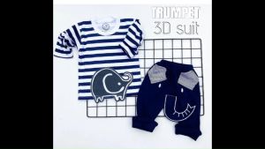 COD bayar ditempat Setelan baju bayi umur 3-9bulansetelan baju anak laki lakisetelan baju anak
