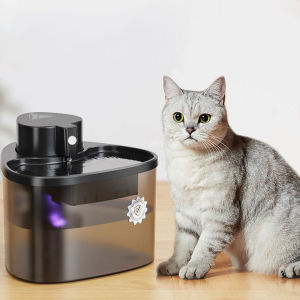 Lovinland đài phun nước cho mèo không dây cho thú cưng cảm biến cảm biến thông minh 2L Bình đựng nước cho chó thông minh hoạt động bằng pin 2000mAh tự động uống nước cho mèo câm