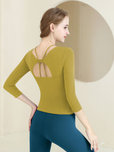 ชุดโยคะสำหรับผู้หญิงพร้อมแผ่นรองหน้าอก ชุดออกกำลังกายฟิตเนส ชุดโยคะ Pilates สำหรับผู้หญิง ชุดกีฬาฤดูร้อน ชุดกระชับสัดส่วน