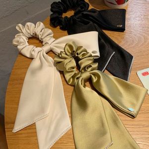 Princess Style Bow Ribbon Headband Elastic Hair Tie