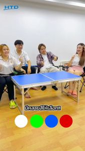 BG Furniture โต๊ะขายของ โต๊ะพับ ขาแข็งแรง รุ่นอัพเกรด ขาเหล็กหนา โต๊ะปิคนิค โต๊ะสนาม พับได้อลูมิเนียม  120x60x70 รุ่น T1