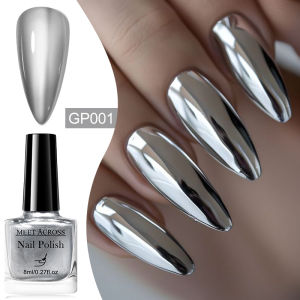 Sơn Móng Tay Kim Loại 8ml Hiệu Ứng Gương Khô Nhanh Lâu Trôi Làm Móng Tự Làm Không Cần Đèn Sơn Móng Nghệ Thuật