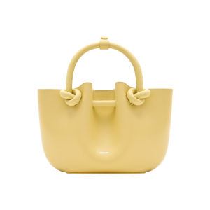 muva | Floral Design Small Lady Handbag Basket-style Leather Mother-bag