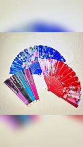 ZEO Silk Foldable Fan Hand Fan Chinese Classical Fans Gift