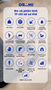 Cân sức khỏe điện tử thông minh OROMI iF2801A - Có chỉ số Inbody kết nối qua app (tặng kèm pin)
