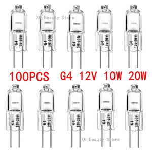 Wholesale 5/10/50/100PCS G4 12V 10W 20W LED Lamp Bulbs Eco Halogen Light Bulbs Capsule Inserted Beads Crystal Lamp Halogen Bulb