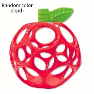 Baby Bell Ringing Toy - Apple-Shaped Handheld Sensory Ball with Bells & Tactile Holes  Developmental Puzzle Toy for Motor Skill