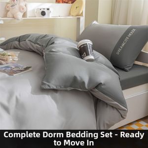 Six Piece Set Dorm Bedding Kits