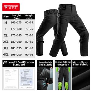 Motowolf | Breathable Crash Protection Motorcycle Riding Pants